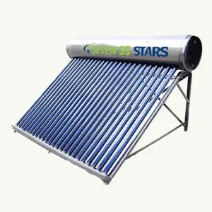 Seven SS 350L Stainless Pressure Heat-Pipe Solar Water Heater